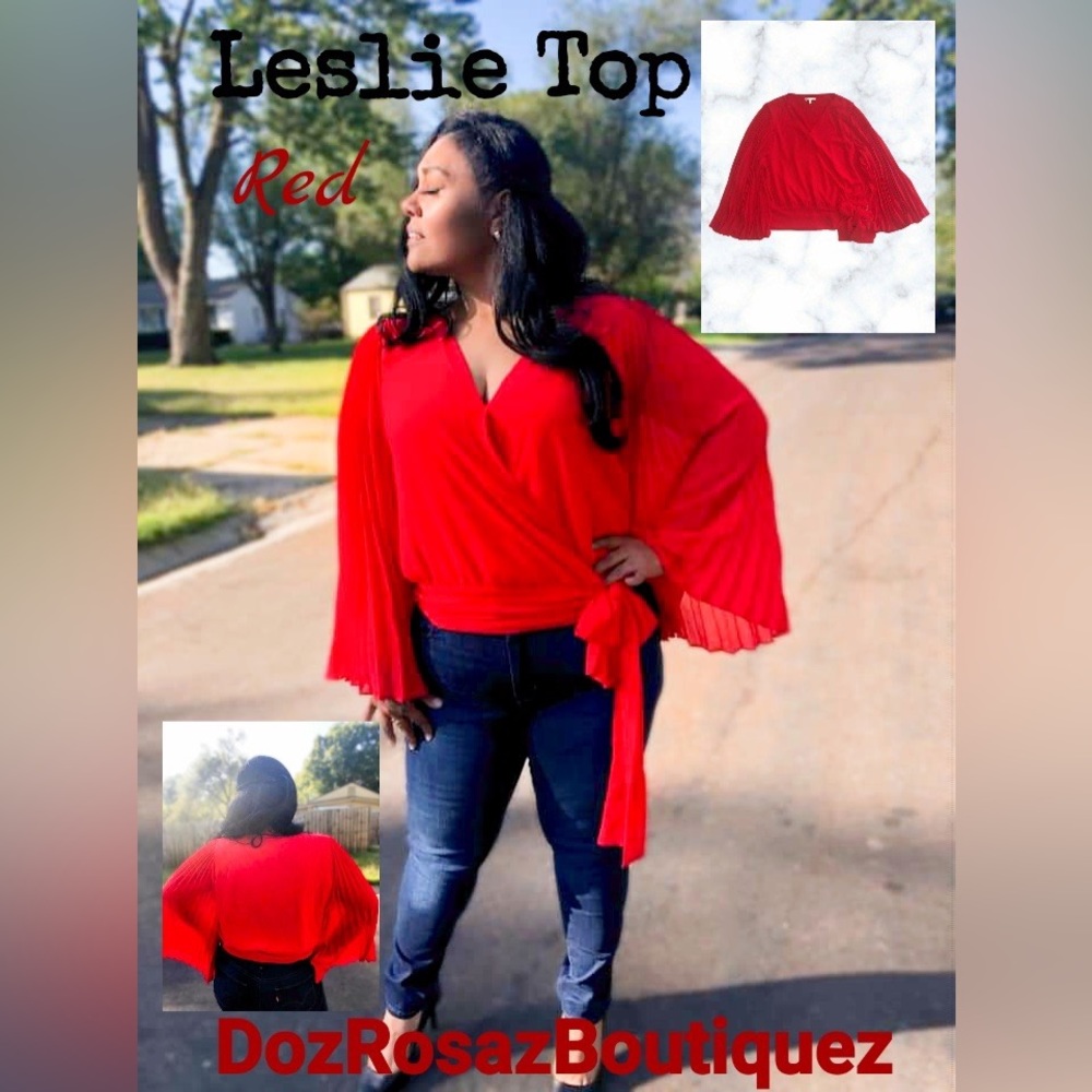 Leslie Top Red